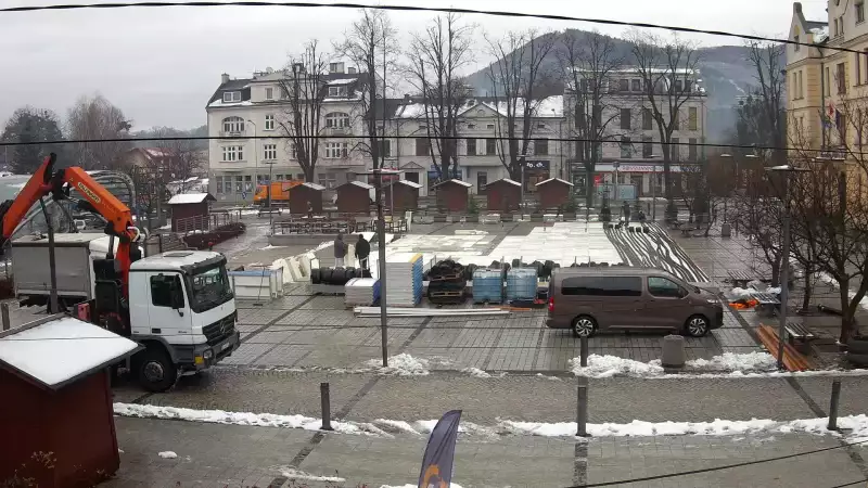 Ujęcie na rynek w Ustoniu.