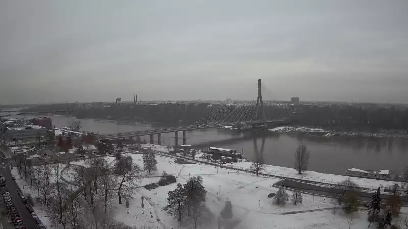 Obraz live z widokiem na Most Świętokrzyski w Warszawie. Zerknij na inne kamery.
