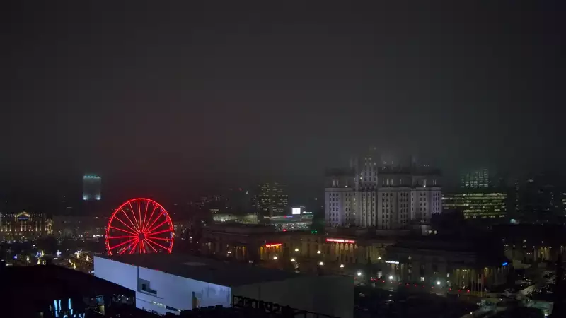 Obraz na Pałac Kultury i Nauki w Warszawie na żywo