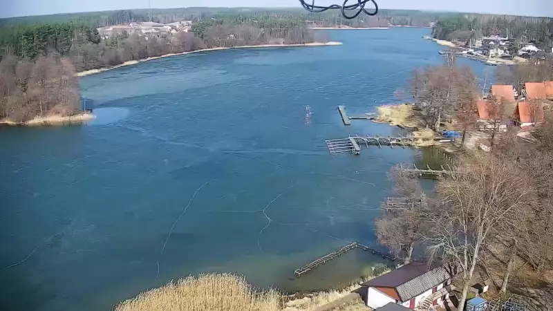 Widok na Jezioro Wdzydze na Kaszubach