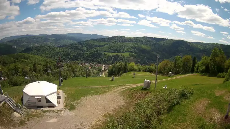 KAMERA LIVE z rodzinnego ośrodka narciarskiego STOK w Wiśle.