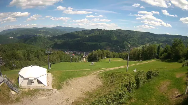 KAMERA LIVE z rodzinnego ośrodka narciarskiego STOK w Wiśle.
