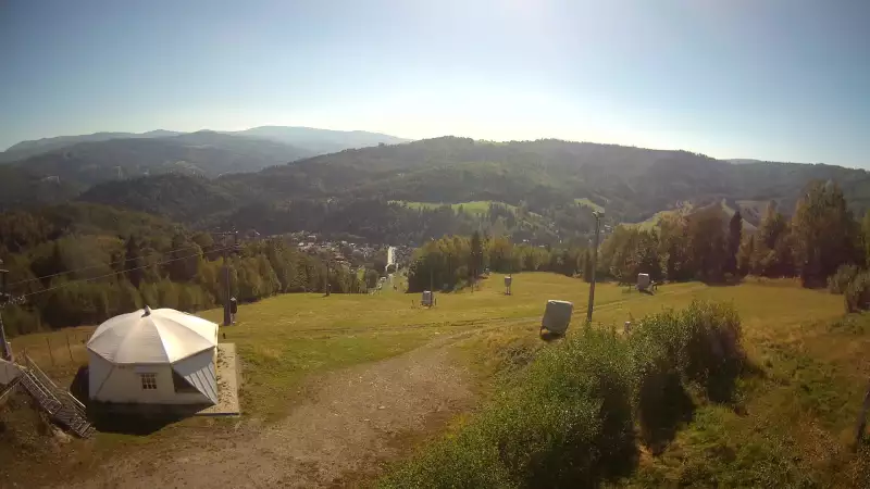 KAMERA LIVE z rodzinnego ośrodka narciarskiego STOK w Wiśle.