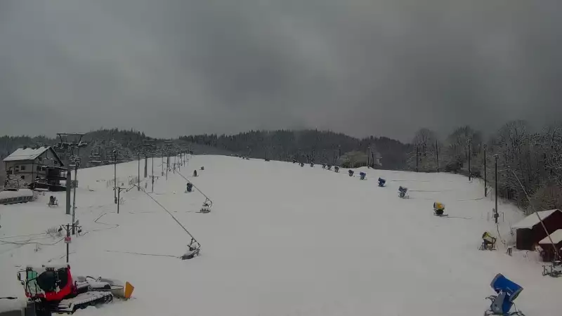 Widok z Kamery na STOK KLEPKI w Wiśle na żywo