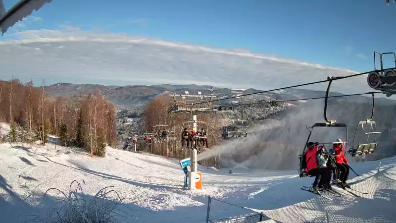 SOSZÓW SKI - widok na trasę nr 1