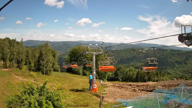 SOSZÓW SKI - widok na trasę nr 1
