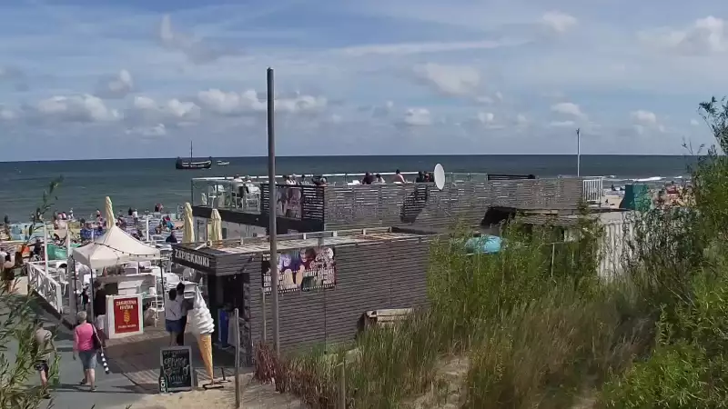Kamera Władysławowo na plażę, promenadę, aleję gwiazd, wejście nr 5