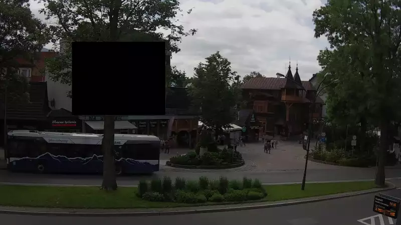 Zakopane - ujęcie na Krupówki NOWOŚĆ