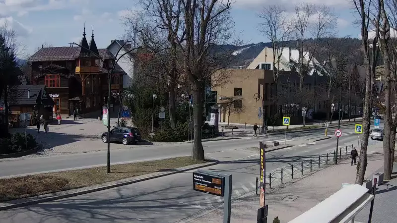 Zakopane - ujęcie na Krupówki NOWOŚĆ