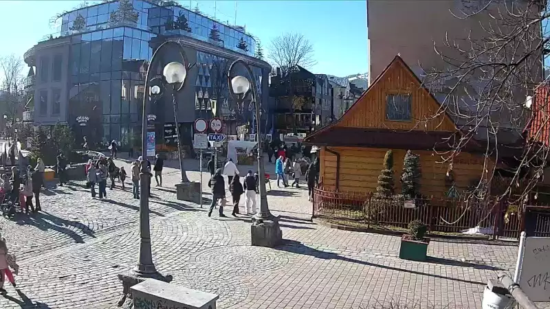 Widok na Krupówki w Zakopanem