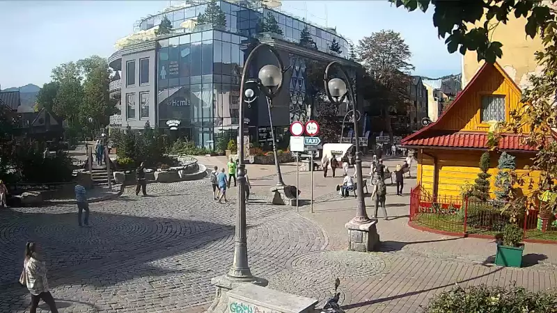 Widok na Krupówki w Zakopanem