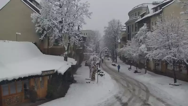 Krupówki - Camera on the promenade in Zakopane