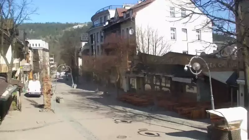 Krupówki - Camera on the promenade in Zakopane