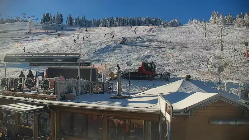 Widok z Kamery na stok Zieleniec Sport Arena - Winterpol