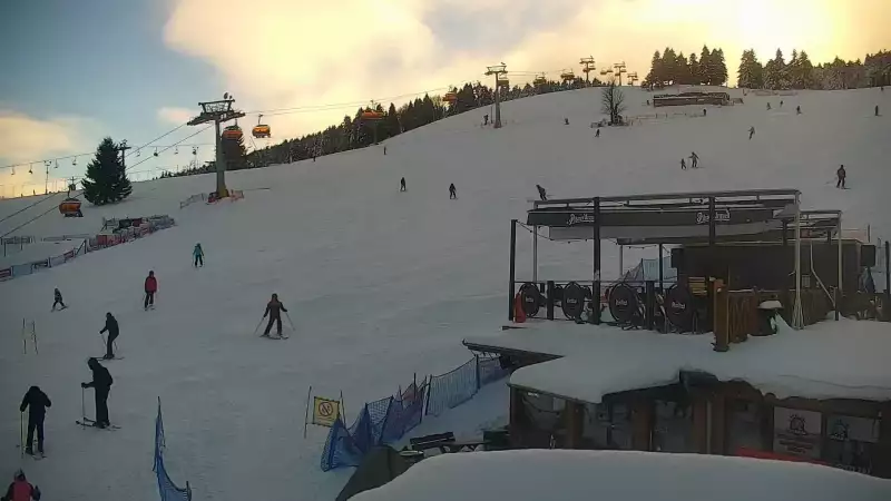 Widok z Kamery na stok Zieleniec Sport Arena - Winterpol