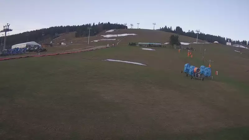 Widok na stok BARTUŚ W ZIELEŃCU - KAMERA LIVE