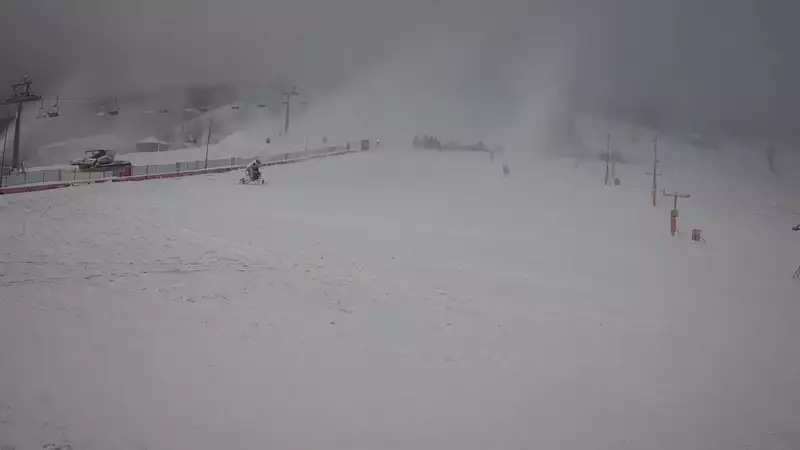 Widok na stok BARTUŚ W ZIELEŃCU - KAMERA LIVE