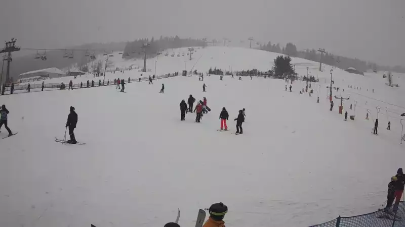 Widok na stok BARTUŚ W ZIELEŃCU - KAMERA LIVE