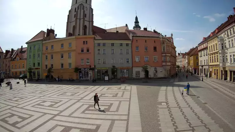 Złotoryja - widok na Rynek NOWOŚĆ