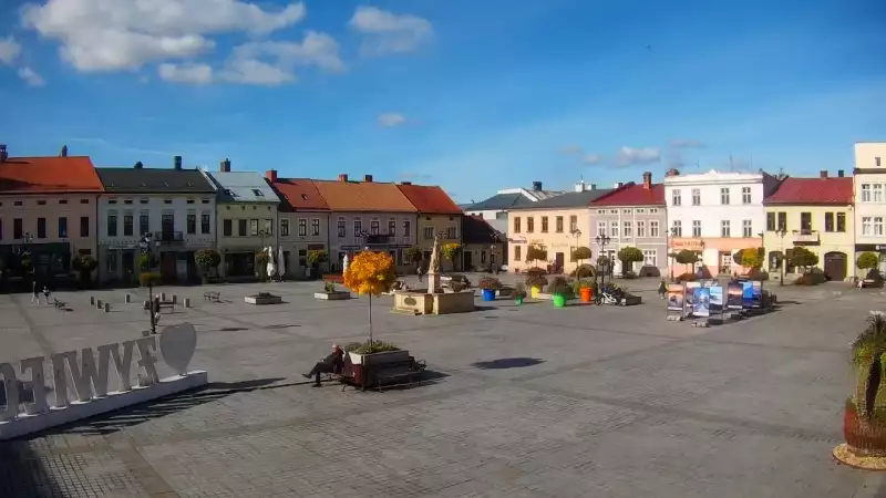 Widok z kamery na Rynek z Żywca - Nowość
