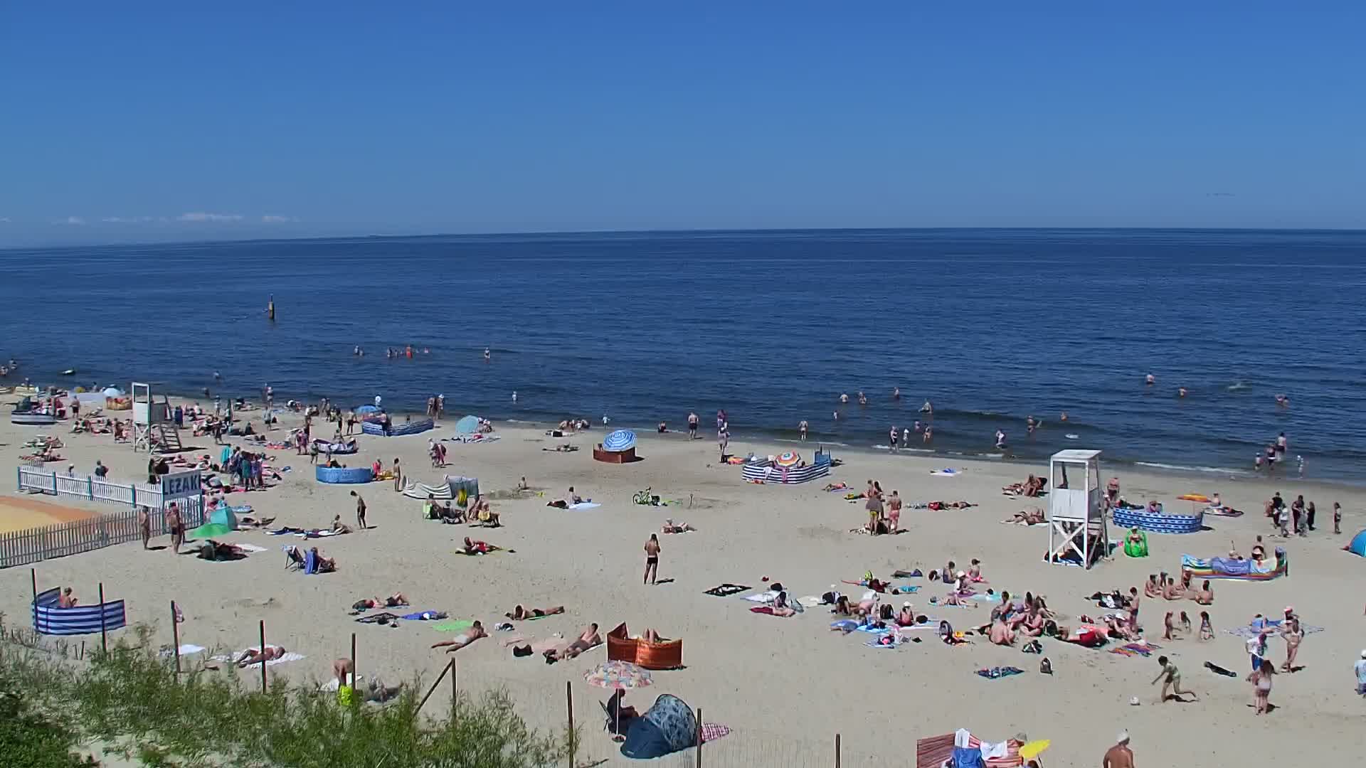 STEGNA - widok na plażę