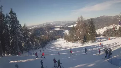 Idealny kurort narciarski na wypoczynek z małymi dziećmi.