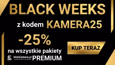 Zdjęcie do artykułu Dlaczego warto kupić webcamera.pl PREMIUM w Black Weeks?