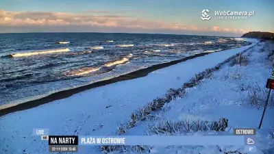 Tak dziś wygląda Polska skąpana w śniegu. [niesamowite ujęcia z kamer]