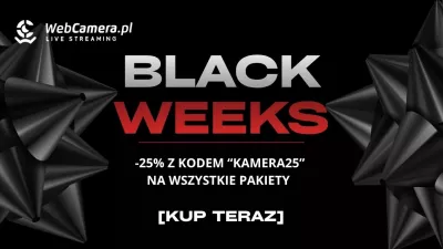 Black Weeks w sklepie PREMIUM - 25% taniej, kup i oglądaj kamery bez reklam