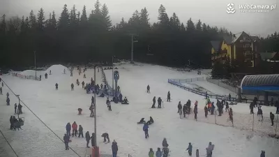 Szklarska Poręba - Sudety Lift w szczycie sezonu zimowego