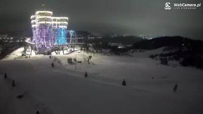 Zdjęcie do materiału video Narty na Mazurach? Tak, na Kurzej Górze - takiej zimy jeszcze tu nie było