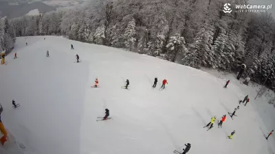 Tak wygląda prawdziwa zima w Beskidzie Wyspowym - Kasina SKI [film]