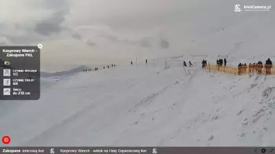 Zdjęcie z nowości Kasprowy Wierch - widok na Helę Gąsienicową ( KTO ZNA HELĘ ??? :-) )Live > Aktualne warunki narciarskie: czynne wszystkie wyciągi i trasy, pokrywa śnieżna 238 cm.