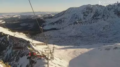 Zdjęcie z nowości Kasprowy Wierch - otwarto trasę narciarską w Dolinie Gąsienicowej - zobacz live