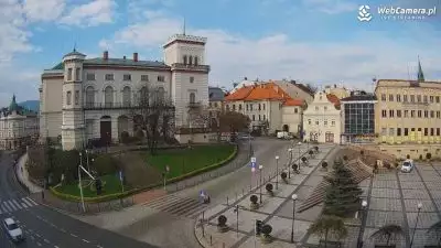 Widok z Kamery na centrum Bielska-Białej na żywo