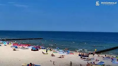 Widok z Kamery na plażę w Niechorzu