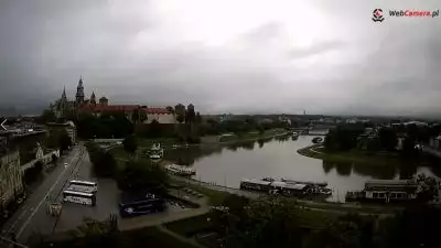 Zdjęcie z nowości Fala kulminacyjna dotarła do Krakowa - zobacz jak podnosił się poziom wody na Wiśle I timelapse.