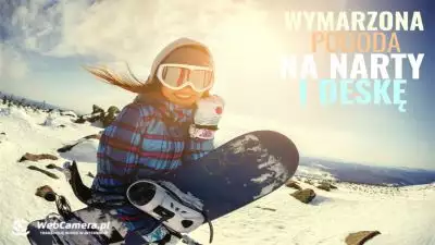 Ujęcia z kamer z ośrodków narciarskich w Polsce.