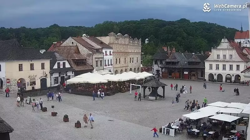 Kazimierz Dolny - Widok na centrum miasteczka 