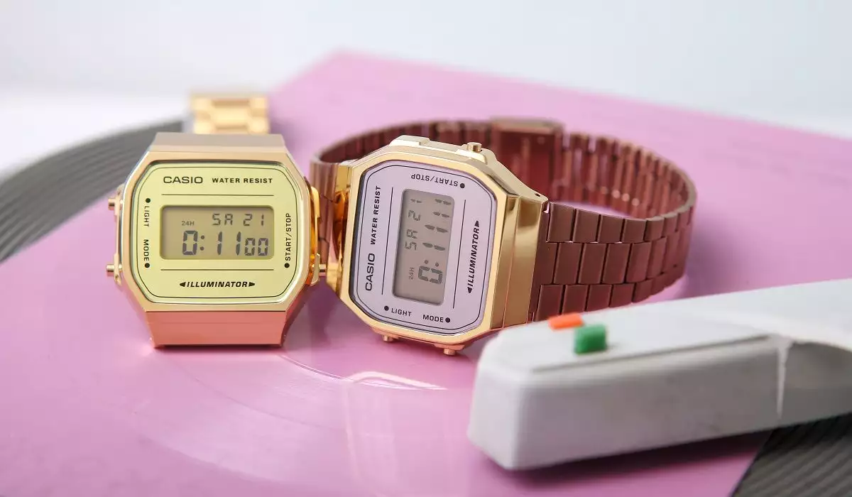 Casio - vintage zegarek w modnym stylu