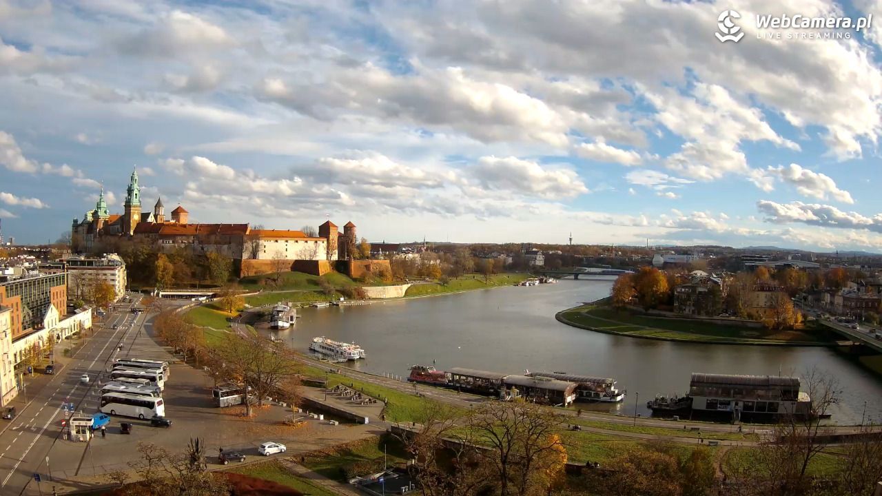 Zdjęcie z kamery na Wawel w Krakowie 
