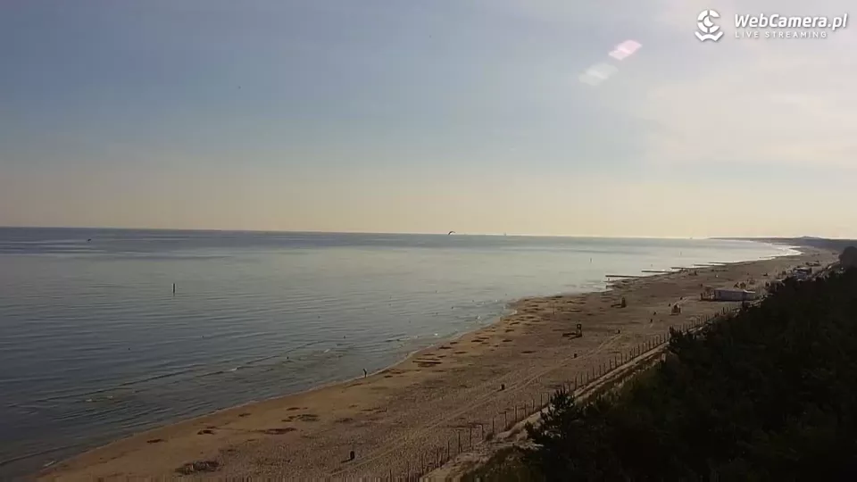 plaża w Łebie o 6:30 rano 