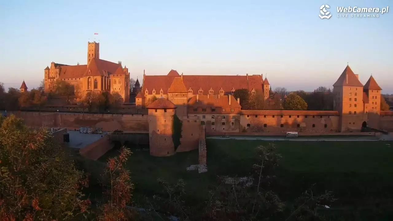 zdjęcie z kamery na Zamek w Malborku 