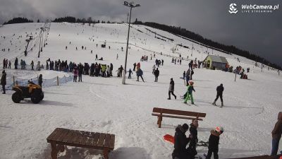 Rzeczka i Sokolec. Ośrodki narciarskie w południowo zachodniej Polsce Trasy zjazdowe, wyciagi talerzykowe oraz orczykowe, szkółka narciarska w stacji Przełęcz Sokola