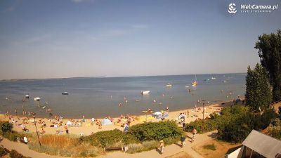 Atrakcje wodne na plaży w Rewie 