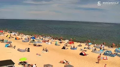Początek wakacji nad polskim morzem 