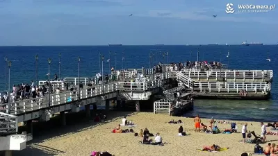 Wakacyjne dni na molo w Brzeźnie