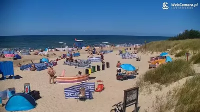 Lato 2025 nad morzem Bobolin w słoneczny dzień
