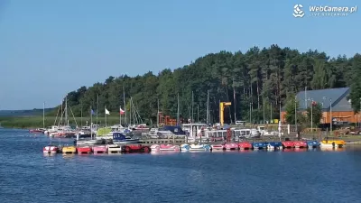 Promenada i deptak nad Jeziorem Bukowo Dąbki - wakacje 2025