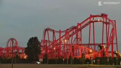 Energylandia, największy Park Rozrywki w Polsce Widok na jedną z największych atrakcji Energylandii